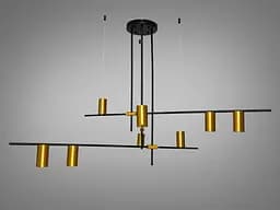 Родзинка колекції 2024 року, вишукана люстра-підвіс в стилі Loft на 9 ламп, б