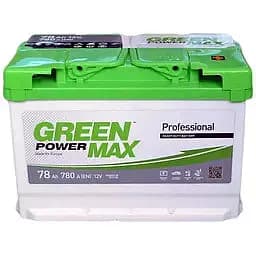 Акумулятор Green Power Max 6СТ-78Ah АзЕ (-/+) 780A (EN)