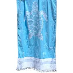 Рушник Barine Pestemal Turtle 165х85 см блакитний (svt-2000022223478)