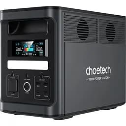Зарядна станція Choetech BS065-EU-BK / 1800 Вт / 1536 Вт/ч / LiFePO4 (BS065-EU-BK)