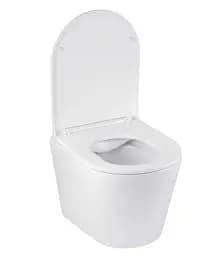 Унітаз підвісний безобідковий Kroner Armada WHI513636 RIMLESS з сидінням Slim Duroplast / Soft-close / Quick relase (KA513636WHIR) (CV029610) - мініатюра 2