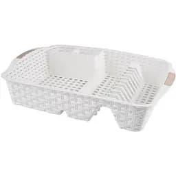 Сушка для посуды Violet House 0757 Роттанг, 48x37.5x9 см, (0757 Роттанг White)