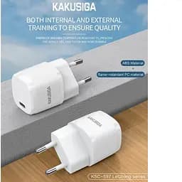 Зарядний пристрій смартфона KAKUSIGA KSC597 20 W fast charger QC3.0 + кабель 3 А - мініатюра 3