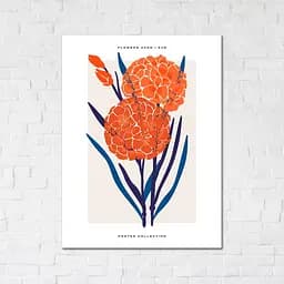 Картина-постер Brushme Цветы на холсте 30 x 40 см