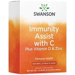 Вітамінно-мінеральний комплекс Swanson Immunity Assist with C, D, Zinc 8 г стік