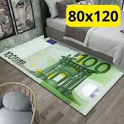 Стильний та зносостійкий килим для дому та офісу "100 EURO" 80х120 KT7001735