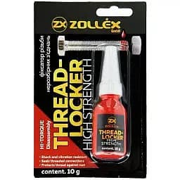 Фіксатор різьби Zollex Threadlocker червоний BFS-6, 10 г