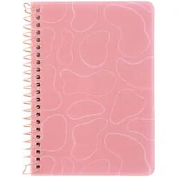 Блокнот на спирали Axent клетка 80 листов розовый (8463-2-A)