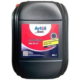 Моторна олива AvtOil М-10G2К SAE 30 API CC 20 л