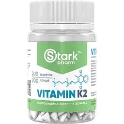 Пищевая добавка Stark Pharm Vitamin K2, 200 таблеток