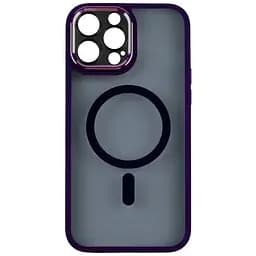 Чохол Creative TPU PC Metal Calais MagSafe Apple iPhone 13 Pro Max Deep Purple