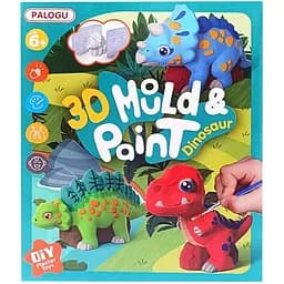 Набір для творчості Bambi Гіпсова розмальовка Dinosaur гіпс, форми, фарби S138-31 