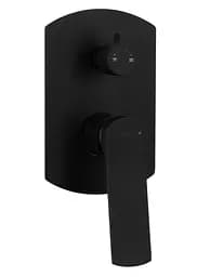 Душова система універсальна Qtap Slavonice Black Matt прихованого монтажу QTSLA113BLM45900 - мініатюра 2