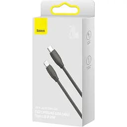 Кабель Baseus Jelly Liquid Silica Gel USB-C to Lightning 20W 2m Black (CAGD020101) [113498] - мініатюра 5