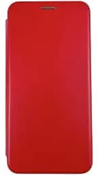 Чохол книжка Xiaomi Redmi Note 9 еко-шкіра Premium Case для смартфона Червоний