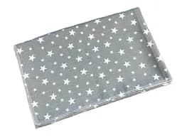 Муслиновая пеленка Moontime "Звездопад на сером"