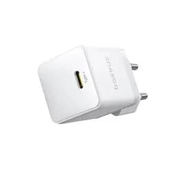 Мережевий зарядний пристрій Baseus Palm Type-C 30W білий P10111605213-00 - мініатюра 2