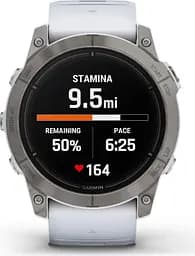 Смарт-годинник Garmin Epix Pro [Gen 2] Sapphire Edition 51mm Titanium with Whitestone Band [010-02804-10] [86531] - мініатюра 7