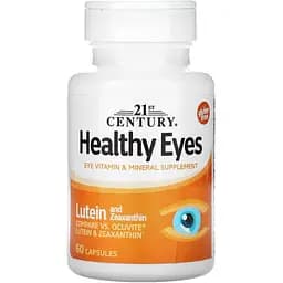 Лютеїн і зеаксантин 21st Century Health Care Lutein & Zeaxanthin 60 капсул