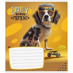 Тетрадь ученическая "Лови момент" Leader 012-500240K-1 в клеточку, 12 листов