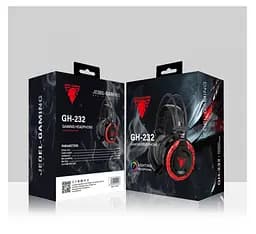 Ігрові навушники з мікрофоном Jedel GH232 Balck - мініатюра 3
