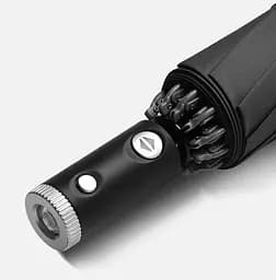 Парасоля складна автоматична з ліхтариком Xiaomi Zuodu Red (ZD002-LED) - мініатюра 4