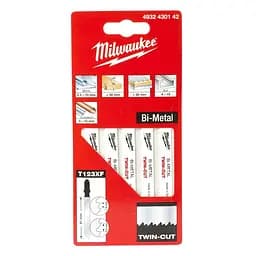 Полотно пиляльне для електролобзика T123XF Bi-Meta універсальне Milwaukee hoz0013967 - мініатюра 4
