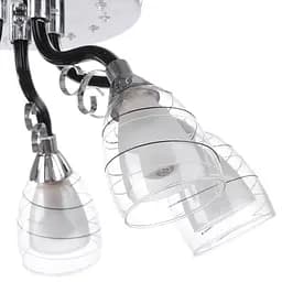 Люстра Brille стельова з підсвічуванням LED E14 40W CH (LK-512S/5) - мініатюра 3
