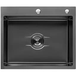 Кухонная мойка Kroner KRP Derby - 6050HM PVD (2,5/0,5 мм) (CV027242)