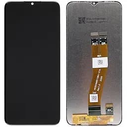 Дисплей Samsung A025 Galaxy A02s /M025 чорний, 160.5 x 72 mm, жовтий шлейф
