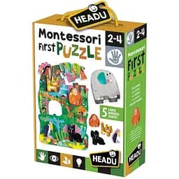 Настільна гра Headu Мій перший пазл Монтессорі. Джунглі (First Puzzle Montessori. The Jungle) (IT22380)