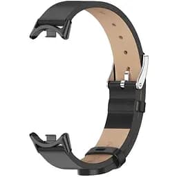 Кожаный ремешок Mijobs для фитнес браслета Xiaomi Smart Band 9 Black