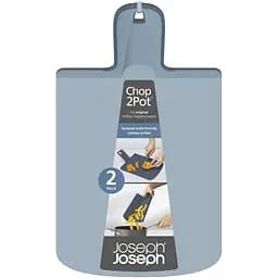 Набір обробних дощок Joseph Joseph Chop2Pot Small Blue 2 шт. (981003) - мініатюра 3