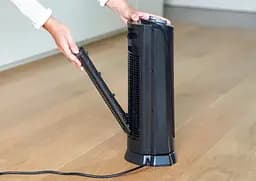 Тепловентилятор BLACK+DECKER 2,0 кВт, площа обігріву 20 кв.м., Підлоговий, Чорний (BXSH2002E) - мініатюра 6