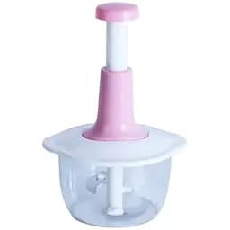 Подрібнювач механічний Hand Pat для овочів White Pink (16341)