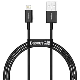 Кабель Baseus Superior USB 2.0 to Lightning 2.4А 1 м Черный (CALYS-A01)