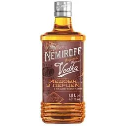 Набір: настоянка Nemiroff Originals Українська медова з перцем 40% 1 л х 2 шт. - мініатюра 2