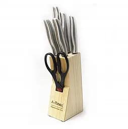 Набор ножей для кухни с подставкой А-Плюс 1006 кухонные ножи и подставки