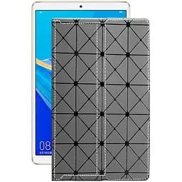 Чехол StatusCASE из экокожи для планшета Huawei MediaPad M6 8.4 Серый ромб