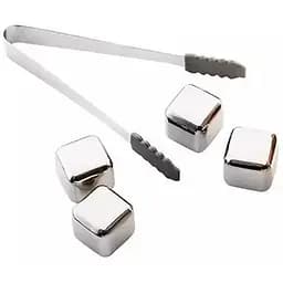 Металеві камені для віскі Circle Joy Ice Cubes (CJ-BK03) набір 4 штуки - мініатюра 2