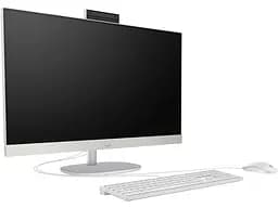 Комп'ютер персональний моноблок HP All-in-One 27' FHD IPS AG AMD R5-7520U 16GB F512GB UMA Wi-Fi кл+м DOS білий (AR0N4EA) - мініатюра 2