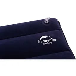 Подушка надувна Naturehike Square Inflatable NH18F018-Z темно-блакитна - мініатюра 2