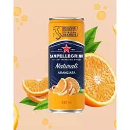 Соковмісний газований напій SanPellegrino Aranciata 330 мл - мініатюра 7