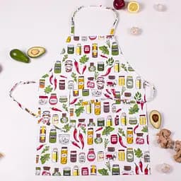 Фартух MirSon №212 Spices, 68x84 см, білий (2200006754275)