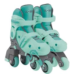 Роликові ковзани Globber Learning Skates 2 в 1 р.30-33 м'ятно-зелені (783-206) - мініатюра 2