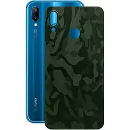 Захисна плівка StatusSKIN для Huawei P20 Lite Корпус Вініл Камуфляж зелений - мініатюра 1