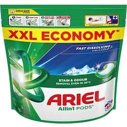 Капсули для прання Ariel Pods All-in-1 Гірське джерело 44 шт. (8700216764667)