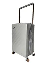 Валіза середня (M) Milano bag 015 полікарбонат Срібна