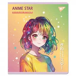 Набір зошитів для записів А5 Yes Anime star 12 аркушів в лінію 10 шт.(767504) - мініатюра 6