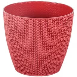 Горщик для квітів Serinova Sumela 0.5 л червоний (11566)